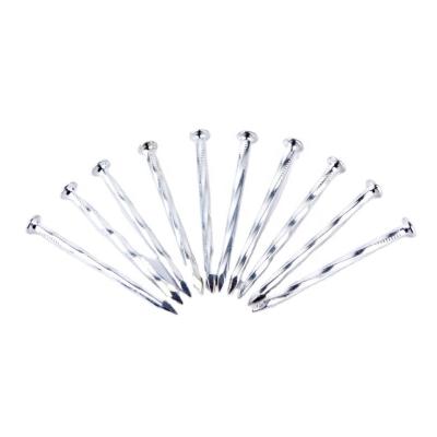 China Concrete Steel Angular Spiral Shank Nails With Very High Shining for sale