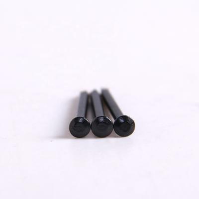China Versatile Black Hardened Steel Nail Smooth Shank 3 Inch Masonry Nails for sale