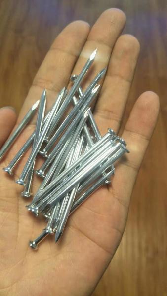 Quality Silver High Carbon Concrete Nails Custom 3/4 Inch - 6 Inch Size for sale