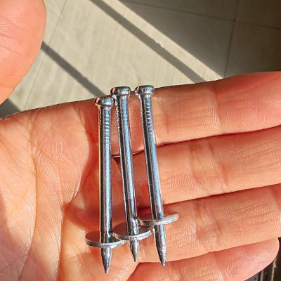 China 16mm 19mm Shooting Nails BX3 Silver Galvanized Concrete Nails for sale