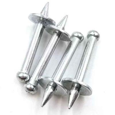 China Construction Shooting Nails Silver 3.7mm*60mm NK HDD Galvanized Nails for sale