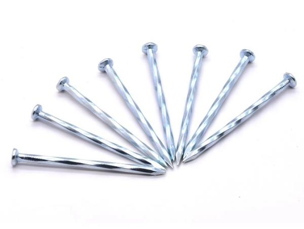 Quality Galvanised Grooved Shank Concrete Nails bulk packing 55# Steel for sale