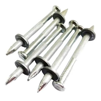 China Concrete Shooting Nails Galvanized Carbon Steel Shoot Nails For Nailer Gun for sale