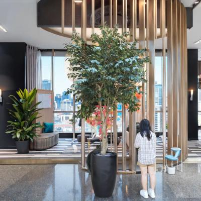 China Indoor/Outdoor Faux Silk Plant 2.8m 9.3ft Ficus Artificial Tree​ For Home, Office, Living Room, And Garden Decor for sale