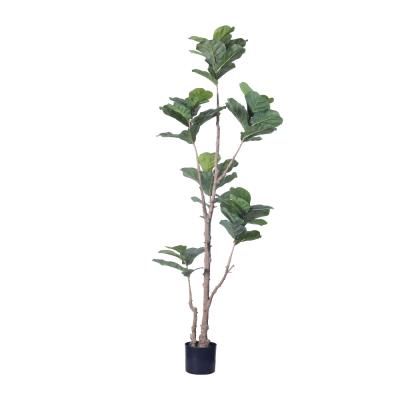 中国 フェイク屋内植物 160cm 185cm フェイクフィドルリーフイチジクプラント​ フェイクツリー屋内ハウス鉢植え植物 ホームオフィス装飾用 販売のため