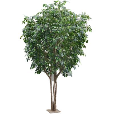 China 8.2ft 250cm Silk 8 Ft Artificial Ficus Tree ​Faux Plant For Outdoor Home Wedding Parties Decoration for sale