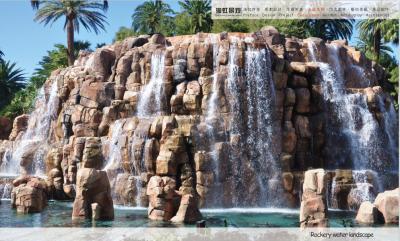 China Fiberglass Rockery Artificial GRC Landscape For Decoration for sale