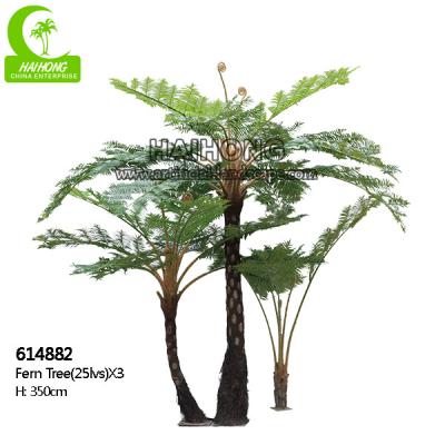 China Indoor Outdoor All Season 350cm Artificial Tropical Tree Realistic for sale