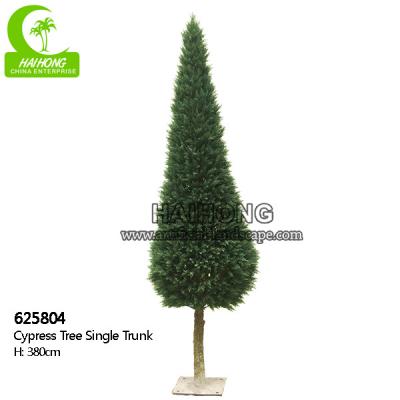 China Durable 3.8m Artificial Topiary Tree Outdoor , Artificial Cypress Trees Decorative for sale