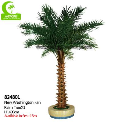 China 400cm Height Luxury Artificial Outdoor Palm Plants Restaurants for sale
