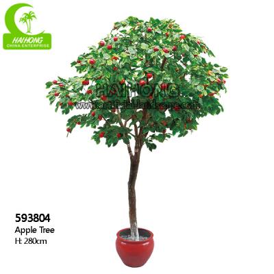 China Chinese Goods Wholesale Artificial Apple Tree 2.8m Artificial Fruit Tree for sale