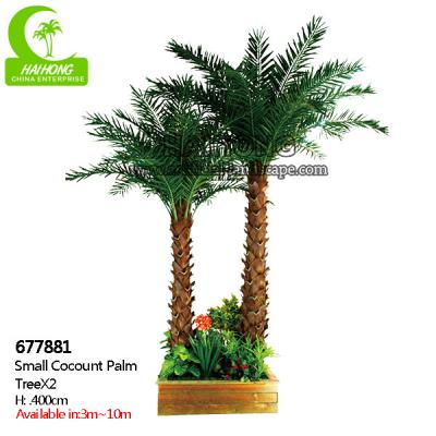 China Luxury 400cm Artificial Tropical Tree For Garden Landscaping for sale