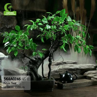 China Artificial Plastic Ficus Tree Special Artificial Potted Floor Plants For Indoor Decoration for sale