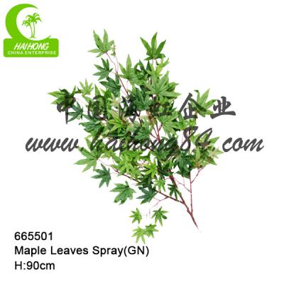 China No Nursing 90cm Artificial Tree Branches , Faux Maple Leaf Branch Easy To Care for sale