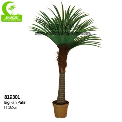 China High Imitation 165cm Big Fan Artificial Tropical Tree Luxury for sale