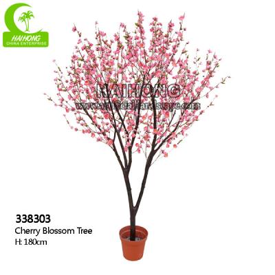 China Factory Handmade High Simulation 180cm Artificial Cherry Blossom Tree For Garden Landscaping for sale