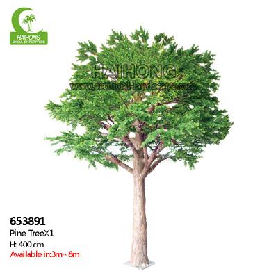 China Durable 400cm HAIHONG Artificial Pine Tree For Theme Park for sale