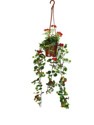 China High Simulation Hanging  60cm Artificial Begonia Plants Lifelike for sale