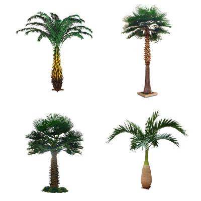 China All season 400cm Height Artificial Tropical Tree , Large Artificial Outdoor Trees Durable for sale