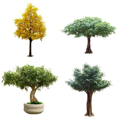Китай Деревья ландшафта H400cm искусственные, искусственное Pittosporum для парка атракционов продается