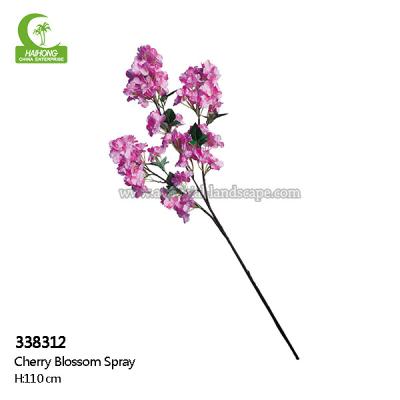 China Plastic Stem Real Touch Artificial Flowers , Cherry Blossom Artificial Flowers 110cm for sale