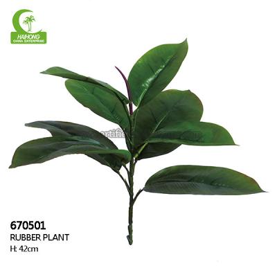 China Real Touch Height 50cm Artificial Tree Branches With 12 Leaves for sale