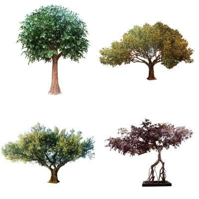 China Das árvores artificiais da paisagem de ROHS 350cm árvore de bordo falsificada para o aeroporto à venda