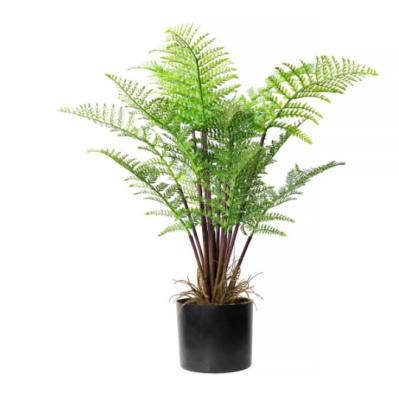 China Height 80cm Artificial Potted Floor Plants For Home Office Table Decoration Nordic Fern for sale