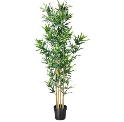 China Height 180cm Green Artificial Landscape Trees Bamboo Plant For Outdoor Decoration for sale