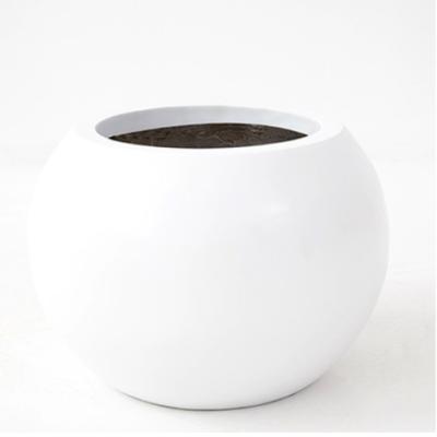 China OEM Artificial Flower Pot Nordic Fiberglass Stainless Art Home Furnishings for sale