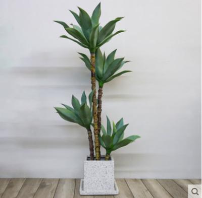 China 150cm Height Artificial Landscape Trees Space Decoration Agave Plant Simulated Bonsai for sale