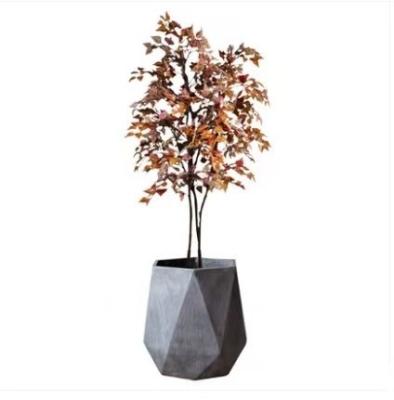 China 200cm Artificial Potted Floor Plants Simulated Fake Plant Colored Birch Tree Interior Decoration for sale