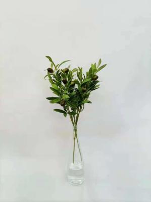 China 30cm Green Artificia Olive Branch Home Office Garden Decoration for sale