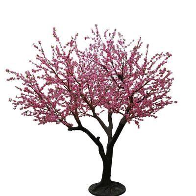 China Peach Blossom Cherry Artificial Wishing Tree Indoor Festival Wedding Decoration for sale
