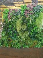 China Lifelike Vertical Greening Customized Hanging Plant Green Wall For Decor for sale