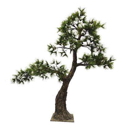 China High Simulation Landscape Plastic Pine Tree 150cm Restaurant Ornaments for sale