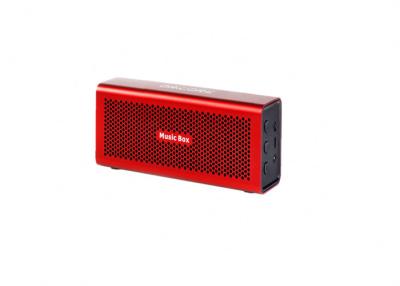 China Red A2DP & AVRCP Music Box Wireless And Bluetooth Speakers AUX 6W Speaker for sale