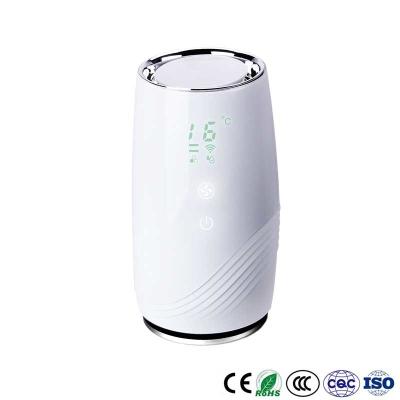 China 3.5W 35m3/h Desktop Hepa Air Purifier USB Office Two Fan Speed for sale