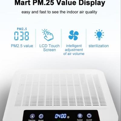 China H13 Hepa PM2.5 Air Purifier Large Room 1000m3/h Negative Ion Air Cleaner for sale