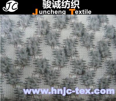China Tela high-density do poliéster 3D de China com teste padrão de quatro pentes para o fabricante do sofá/pano à venda