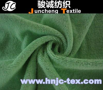 China Super soft solid dyed polyester velboa towel microfibre towel fabric Woven fabric for sale