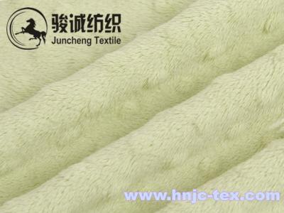 China Hot sell embossed  minky sherpa velboa for home fabric for sale