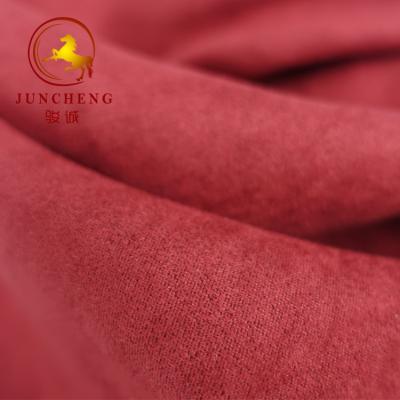 China 2017 factory directly Garment home textile knitted faux 100% polyester micro suede fabric for sale