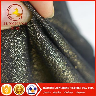 China printed knitting suede fabric cheap Sales promotion for garments and home textiles for sale