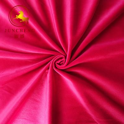 China Wholesale rose red holland velvet by yard for sale