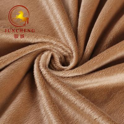 China 2mm 100% Polyester solid fabric velboa for Blanket, Home Textile and soft toys à venda