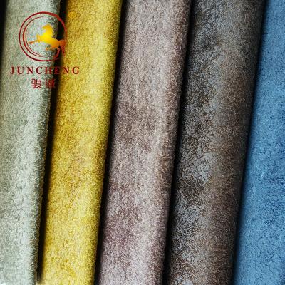 China Bronzing holland velvet fabric for lazy boy upholstery sofa fabric à venda