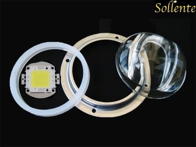 China High Power COB Integrated LED Module 6000K With Street Lens Borosilicate Glass for sale