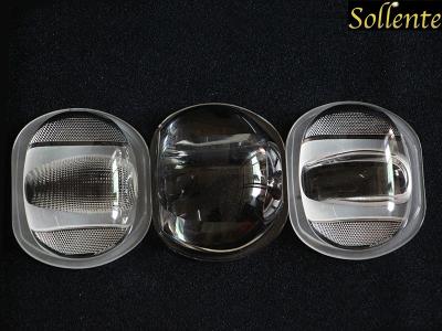 China Glass COB Street Light 100W LED Lens Reflector 107MM 135x65 Degree for sale