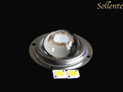 China Metal Holder Flood Light Glass LED Lens Optical Grade High Borosilicate Glass for sale